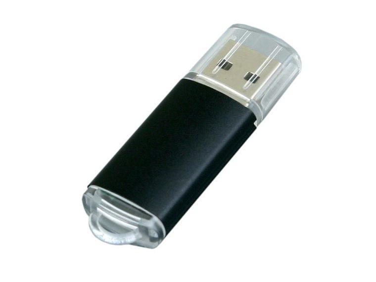 USB 2.0- флешка на 32 Гб с прозрачным колпачком