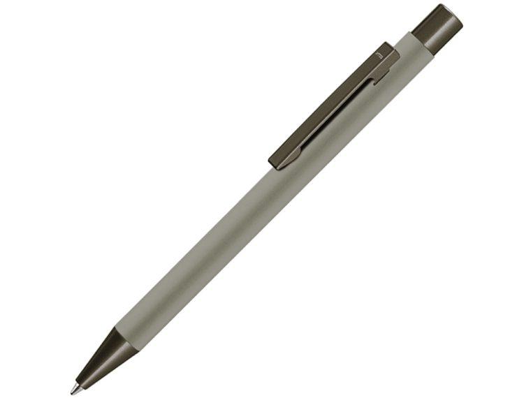 Ручка металлическая шариковая «Straight Gum» soft-touch с зеркальной гравировкой