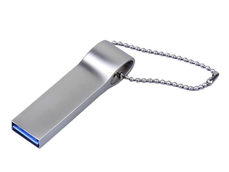 USB 3.0-флешка на 16 Гб с мини чипом и боковым отверстием для цепочки