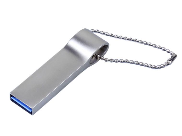 USB 2.0-флешка на 512 Мбайт с мини чипом и боковым отверстием для цепочки