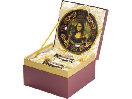 Подарочный набор «Мона Лиза»: блюдо для сладостей