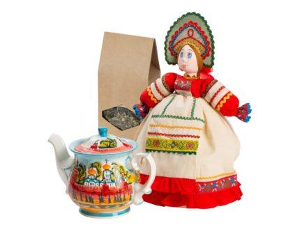Подарочный набор «Деревенские вечера»: кукла на чайник