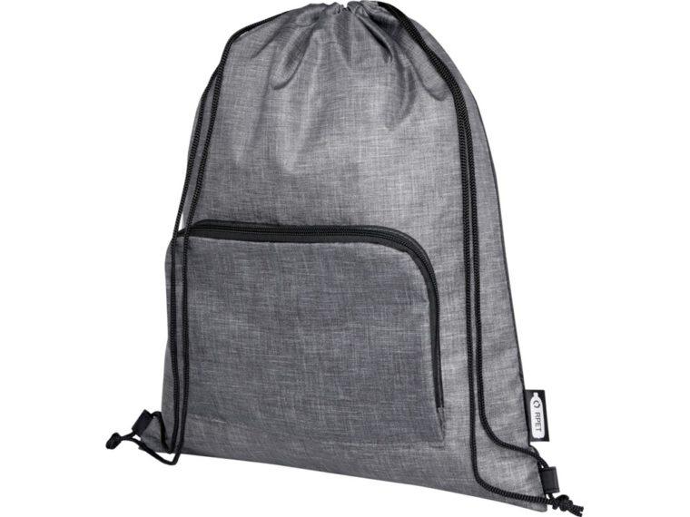 Складная сумка со шнурком «Ash» из переработанных материалов